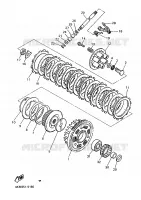 EMBRAYAGE DE DEMARREUR pour Yamaha XJS 900 DIVERSION de 1997