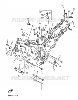 CADRE pour Yamaha XJS 900 DIVERSION de 1997