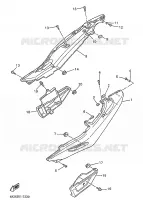 COUVERCLE LATERAL pour Yamaha XJS 900 DIVERSION de 1997