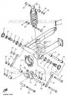 BRAS OSCILLANT / AMORTISSEUR pour Yamaha XJS 900 DIVERSION de 1997