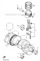 VILEBREQUIN / PISTON pour Yamaha XJS 900 DIVERSION de 1997