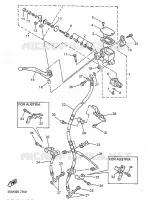 MAITRE CYLINDRE AVANT pour Yamaha XJS 900 DIVERSION de 1997