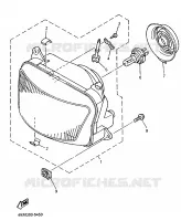 PHARE   OCEANIE pour Yamaha XJS 900 DIVERSION de 1997