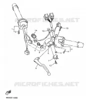 COMMODO / LEVIER pour Yamaha XJS 900 DIVERSION de 1997