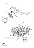 FILTRE A HUILE pour Yamaha XJS 900 DIVERSION de 1997