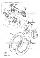ETRIER DE FREIN AVANT pour Yamaha XJS 900 DIVERSION de 1997