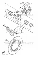 ETRIER DE FREIN ARRIERE pour Yamaha XJS 900 DIVERSION de 1997