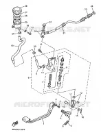 MAITRE CYLINDRE DE FREIN ARRIERE pour Yamaha XJS 900 DIVERSION de 1997