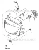 PHARE  pour Yamaha XJS 900 DIVERSION de 1997