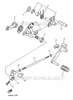 AXE DE SELECTEUR / PEDALE pour Yamaha XJS 900 DIVERSION de 1997