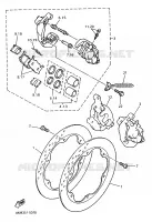 ETRIER DE FREIN AVANT pour Yamaha XJS 900 DIVERSION de 1997