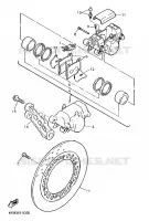 ETRIER DE FREIN ARRIERE pour Yamaha XJS 900 DIVERSION de 1997