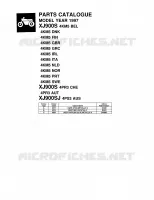 * CATALOG PREFACE * pour Yamaha XJS 900 DIVERSION de 1997