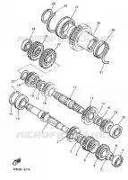 TRANSMISSION pour Yamaha XJS 900 DIVERSION de 1997