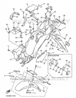 GARDE BOUE pour Yamaha XJS 900 DIVERSION de 1997