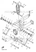 BRAS OSCILLANT / AMORTISSEUR pour Yamaha XJS 900 DIVERSION de 1997