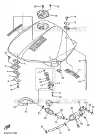 RESERVOIR A ESSENCE pour Yamaha XJS 900 DIVERSION de 1997