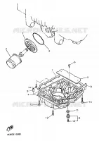 FILTRE A HUILE pour Yamaha XJS 900 DIVERSION de 1997