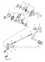 AXE DE SELECTEUR / PEDALE pour Yamaha XJS 900 DIVERSION de 1997