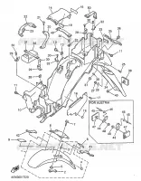 GARDE BOUE pour Yamaha XJS 900 DIVERSION de 1997