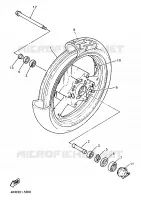 ROUE AVANT pour Yamaha XJS 900 DIVERSION de 1997