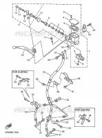 MAITRE CYLINDRE AVANT pour Yamaha XJS 900 DIVERSION de 1997