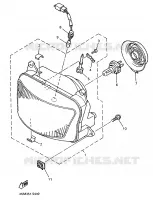PHARE  pour Yamaha XJS 900 DIVERSION de 1997