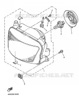 PHARE   OCEANIE pour Yamaha XJS 900 DIVERSION de 1997
