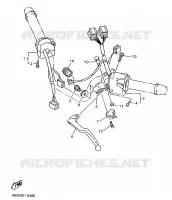 COMMODO / LEVIER pour Yamaha XJS 900 DIVERSION de 1997