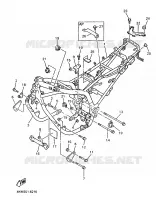 CADRE pour Yamaha XJS 900 DIVERSION de 1997