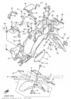GARDE BOUE pour Yamaha XJS 900 DIVERSION de 1997