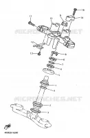 DIRECTION pour Yamaha XJS 900 DIVERSION de 1997
