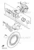 ETRIER DE FREIN ARRIERE pour Yamaha XJS 900 DIVERSION de 1997
