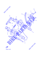 ARBRE A CAMES / CHAINE DE DISTRIBUTION pour Yamaha XJS 900 DIVERSION de 2000