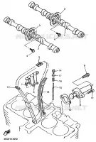 ARBRE A CAMES / CHAINE DE DISTRIBUTION pour Yamaha XJR1200 de 1998