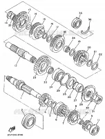 TRANSMISSION pour Yamaha XJR1200SP de 1997