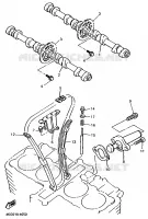 ARBRE A CAMES / CHAINE DE DISTRIBUTION pour Yamaha XJR1200SP de 1997