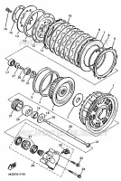 EMBRAYAGE DE DEMARREUR pour Yamaha XJR1200SP de 1998