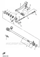 AXE DE SELECTEUR / PEDALE pour Yamaha XJR1200SP de 1998