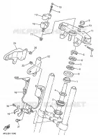 DIRECTION pour Yamaha XJR1200SP de 1998