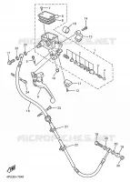 MAITRE CYLINDRE AVANT 2 pour Yamaha XJR1200SP de 1998