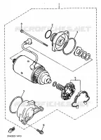 DEMARREUR pour Yamaha XJR1200SP de 1998