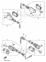 CLIGNOTANT pour Yamaha XJR1200SP de 1998