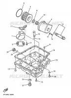 FILTRE A HUILE pour Yamaha XJR1200SP de 1998
