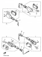 CLIGNOTANT pour Yamaha XJR1200SP de 1998