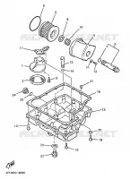 FILTRE A HUILE pour Yamaha XJR1200SP de 1998