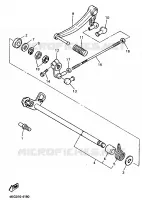 AXE DE SELECTEUR / PEDALE pour Yamaha XJR1200SP de 1998