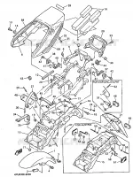 GARDE BOUE pour Yamaha XJR1200SP de 1998