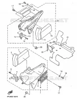 COUVERCLE LATERAL pour Yamaha XJR1200SP de 1998