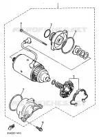 DEMARREUR pour Yamaha XJR1200SP de 1998